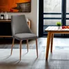 Stuhl gepolstert modern aus Stoff für Esszimmer und Küche Produktbild-Vorschau 2