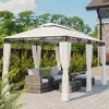 Mondeer Pavillon de jardin 3x4m Premium Pavillon à cadre Voir les images du produit 10