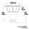 ISOLED GU10 Vollspektrum LED Strahler 7W COB, 60°, 4000K, Produktbild-Vorschau 3