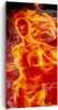 Bild auf Leinwand - Leinwandbild - Frau Flammen Produktbild-Vorschau 1