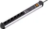 A power strip with multiple outlets and a switch. Produktbild-Vorschau