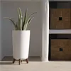 Gracia Tubus Slim vaso da fiori bianco moderno gambe lucide Anteprima dell’immagine prodotto 12
