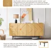 OKWISH Buffet 4 Portes - Rangement Optimisé pour Salon ou Voir les images du produit 5