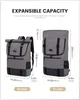 LOVEVOOK Rolltop Laptop Backpack 17,3 pollici impermeabile Anteprima dell’immagine prodotto 4