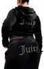 Juicy Couture Tina Velour Track Pant With Diamante Branding Productafbeelding-voorbeeld 5