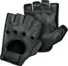 Gants de conduite Pilot-2 PILOT, demi-doigts, noir, en cuir Voir les images du produit 1