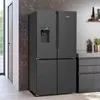 Siemens KF96DPXEA, Freistehend, French door, Grau, Glas, Produktbild-Vorschau 18