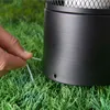 LED Solar Stehlampe Lichtsäule mit Flammeffekt Gitteroptik Produktbild-Vorschau 7