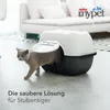 Rotho Katzentoilette mit Haube Bella – 56 x 39,5 x 38 cm – Produktbild-Vorschau 2