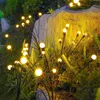 2 pezzi illuminazione solare da giardino lucciola con 6 LED Anteprima dell’immagine prodotto 4