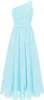 Elegantes Ein-Schulter Prinzessin Kleid - Festliches Produktbild-Vorschau 1