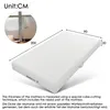A mattress with dimensions indicated by measurement lines and numbers. Produktbild-Vorschau