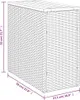 vidaXL Zahradní stolek s dřevěnou deskou černý 58x27,5x55cm Náhled obrázku produktu 9