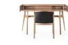Design Schreibtisch Schlafzimmer Luxus Stuhl Holz Produktbild-Vorschau 2