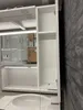 DomoDomo Badezimmerschrank mit Waschbecken Spiegel und Produktbild-Vorschau 10