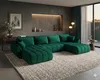 Canapé d’angle SYDNEY PREMIUM U marron velours Monolith 9 - Voir les images du produit 1