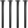 Tischbein 4er Set Möbelfuß Höhe 90cm Metall Tischfüße Produktbild-Vorschau 1