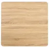 vidaXL Bistrotisch Hellbraun 80x80 cm MDF Produktbild-Vorschau 2
