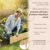 Floranica Lemovanie záhona drevené 20 x 200 cm, Prírodné – Náhľad obrázku produktu 5