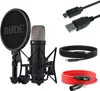 Rode NT1 5th Generation Mikrofon Schwarz + USB-Kabel Produktbild-Vorschau 1