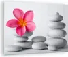 Bilder auf glas - Spa buddhismus ruhig blume - 70x50cm - Produktbild-Vorschau 1