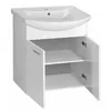 Aqualine ZOJA Unterschrank 61,5x74x32,5cm, weiß, 2x Tür Produktbild-Vorschau 4