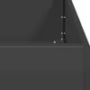 vidaXL Fioriera nera 200 x 40 x 40 cm Acciaio laminato a Anteprima dell’immagine prodotto 7