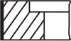 MAHLE 681 02 N0 Kolbenringsatz Kolbenringe für KIA SORENTO Produktbild-Vorschau 2