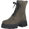 MARCO TOZZI Damen Stiefelette Leder Combat Boot Plateau Produktbild-Vorschau 3