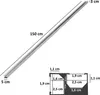 Zelsius Universal Aluminium Montageschiene 150 cm für Produktbild-Vorschau 2