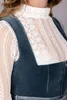 Edelnice Midi Dirndl Veronika Samt Petrol 44 Produktbild-Vorschau 8