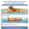 Lit orthopédique pour chien ELONEO, taille S - Crème Voir les images du produit 3