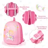 COSTWAY 2tlg Kinderkoffer + Rucksack, Kindertrolley aus Produktbild-Vorschau 9