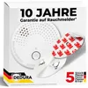 Dedura Rauchmelder mit Magnethalter Set (5 Stück), DIN EN Produktbild-Vorschau 1