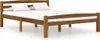 vidaXL Lit en bois massif pin brun miel 120x200 cm Voir les images du produit 8