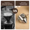 Faltbarer Kaffeefilter - Edelstahl Camping Kaffeefilter - Produktbild-Vorschau 6