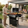 Grill gazowy ogrodowy BERGMANN NL001 11,6kW 4 palniki Podgląd zdjęcia produktu 3