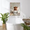 MuchoWow© Wanddeko 50x70 cm - Badezimmer Bilder Produktbild-Vorschau 3