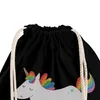 Mr. & Mrs. Panda Beutel Einhorn Happy - Schwarz - Geschenk, Produktbild-Vorschau 4