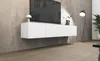 Kommode Lowboard "Sophia" hängend 200cm 4-türig weiß matt Produktbild-Vorschau 3