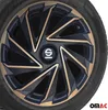 Sparco Radkappen 15 Zoll Varese Gold Schwarz 4tlg Produktbild-Vorschau 6