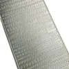 Dekorativer Aufkleber - kleine Buchstaben silber Produktbild-Vorschau 1