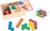 Lernspiel Holzpuzzle Hexagon Produktbild-Vorschau 4