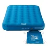 A blue inflatable mattress with a storage bag. Podgląd zdjęcia produktu