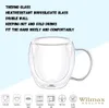 Wilmax Doppelwandiger Glasbecher 250 ml 2er Set Produktbild-Vorschau 3