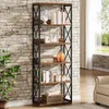Libreria in stile industriale Tribesigns, altezza 178 cm, 6 Anteprima dell’immagine prodotto 1