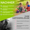 Sandkasten BULLE Lärche natur 45 mm inkl. Sitzbretter und Produktbild-Vorschau 9