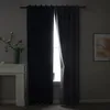 Premium Verdunkelungsvorhang HxB 175x140 cm Schwarz »BOSTON Produktbild-Vorschau 8