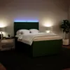 Boxspringbett mit Matratze Dunkelgrün 140x200 cm Samt Produktbild-Vorschau 4