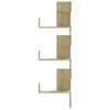 A vertical, multi-tiered corner shelf unit made of wood-look material, shown against a white background. Náhľad obrázku produktu